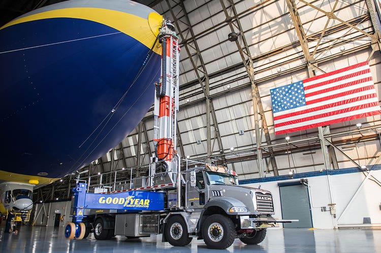 Mack Trucks and Goodyear Partner on Contest to Name the Mack® Granite® Hauling the Goodyear Blimp