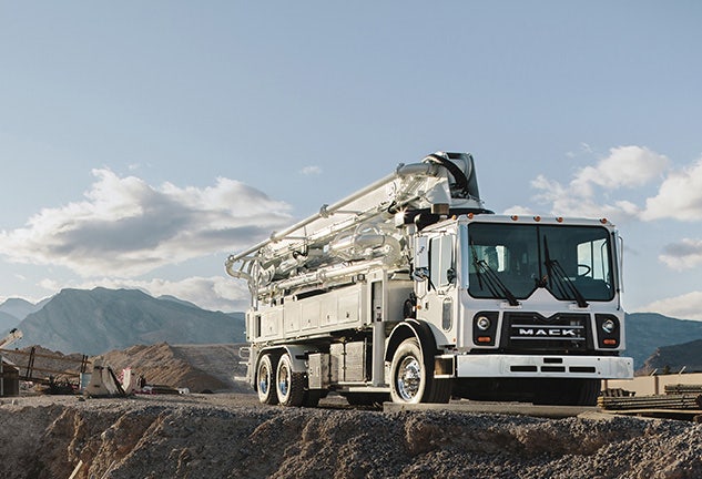 Mack mDRIVE HD Now Available in Mack TerraPro Concrete Pumpers Powered by MP8 Engine