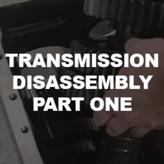 Mack Transmission Disassembly Part One