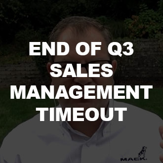 Pro Tips for Sales Management: End of Q3 Sales Management Timeout