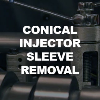 Conical Injector Sleeve Removal